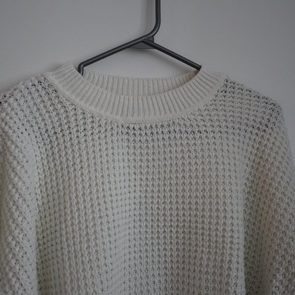 White Crop Top sweater H&M - Picture 7 of 9